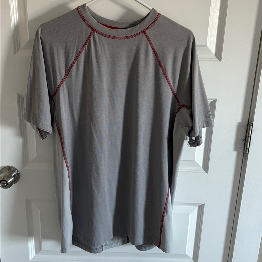 Cabela’s Gray T-Shirt with Red Accents
